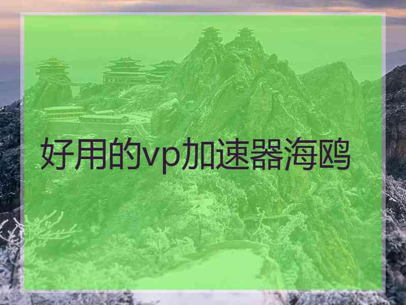 好用的vp加速器海鸥