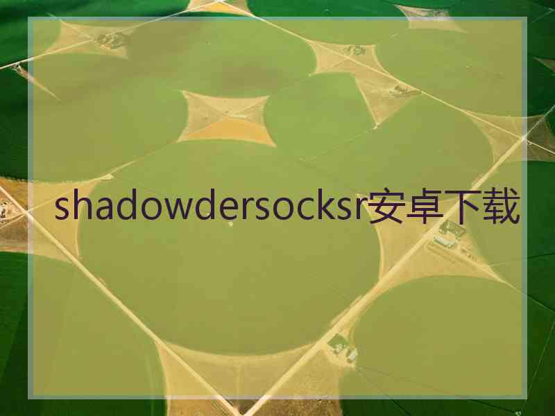 shadowdersocksr安卓下载