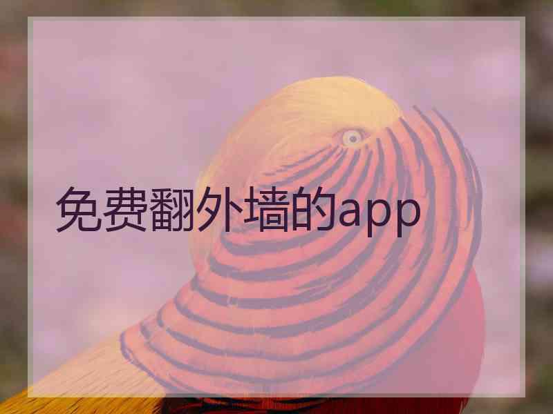 免费翻外墙的app