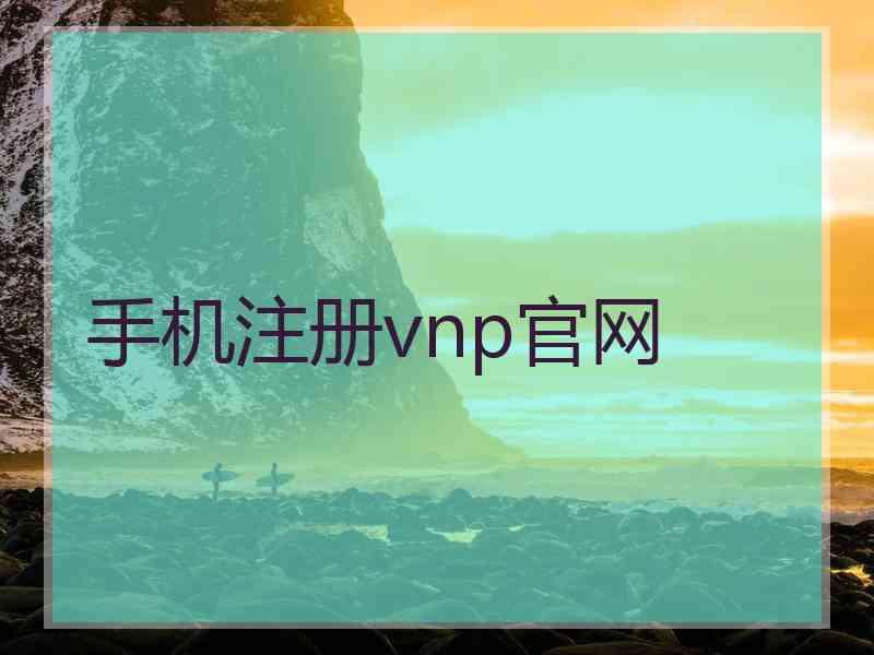 手机注册vnp官网