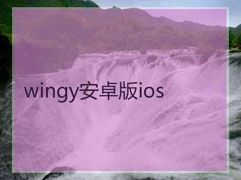 wingy安卓版ios