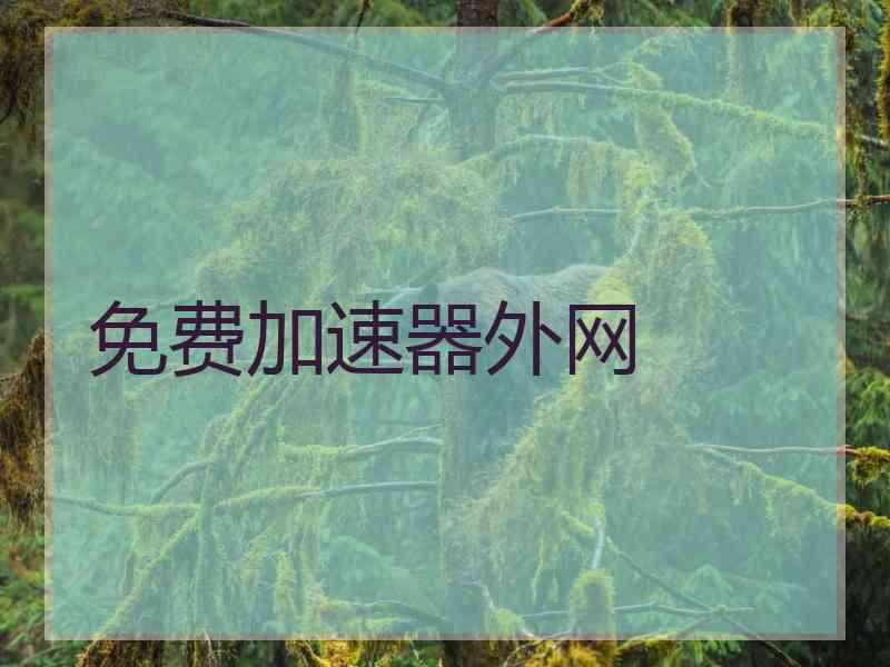 免费加速器外网