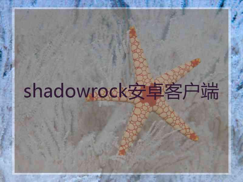 shadowrock安卓客户端