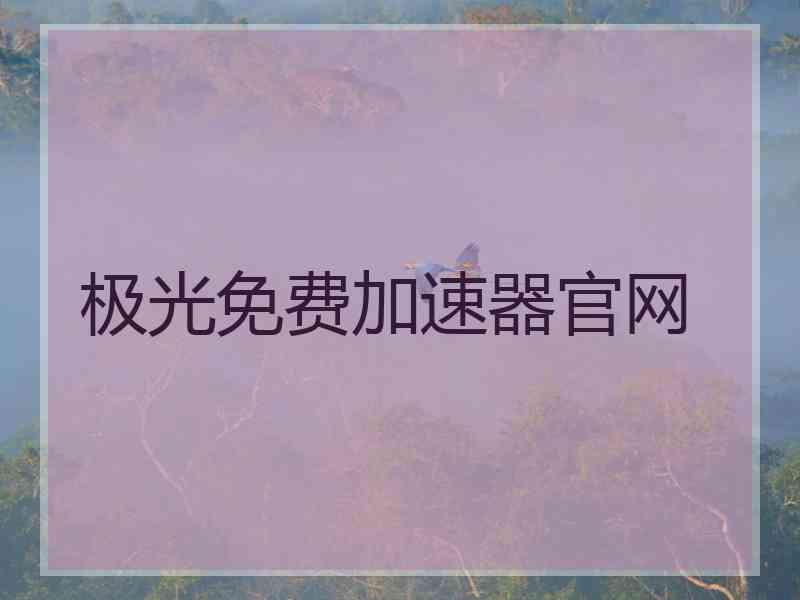 极光免费加速器官网