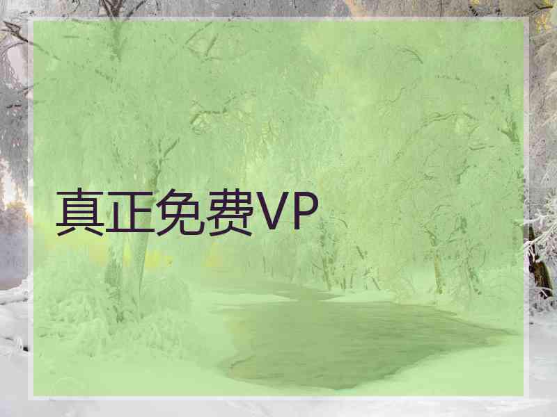 真正免费VP