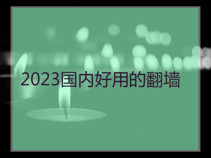 2023国内好用的翻墙