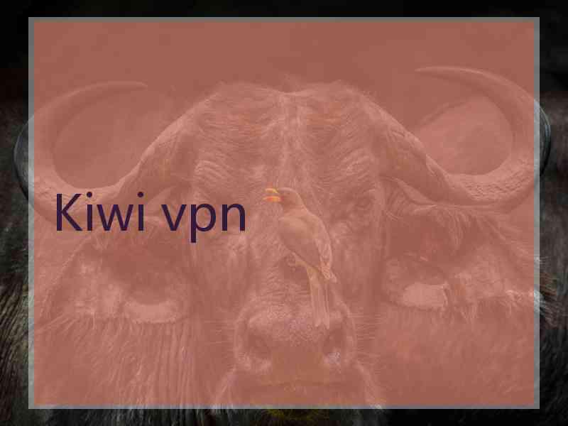 Kiwi vpn