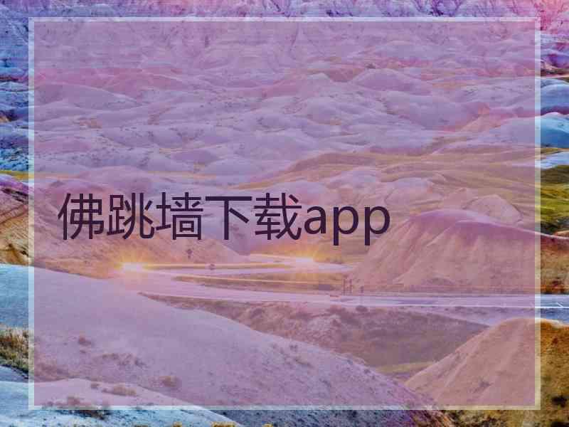 佛跳墙下载app