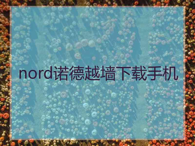 nord诺德越墙下载手机