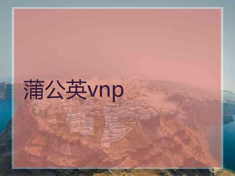 蒲公英vnp