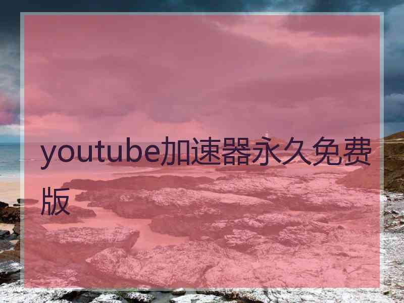 youtube加速器永久免费版