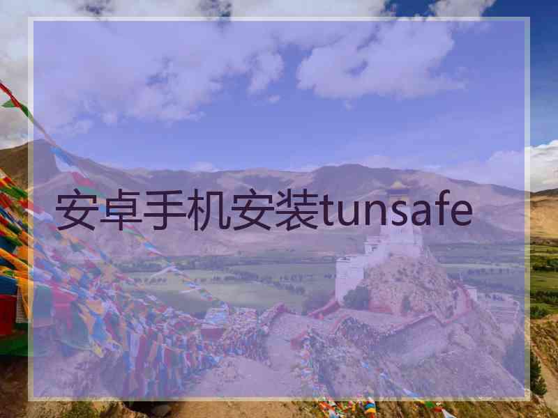 安卓手机安装tunsafe