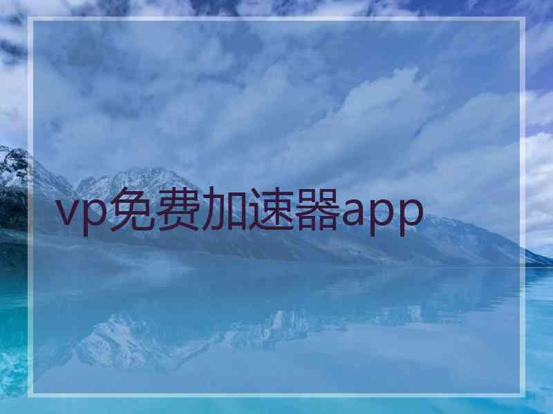 vp免费加速器app