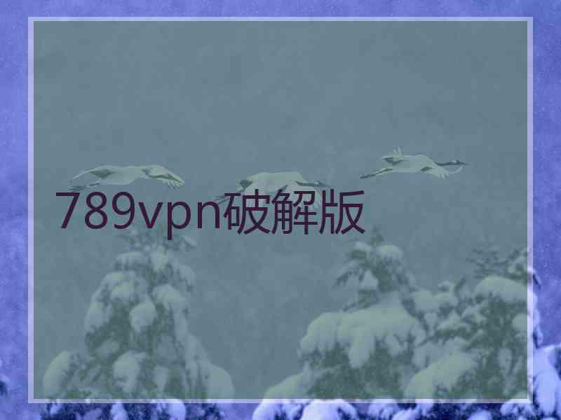 789vpn破解版