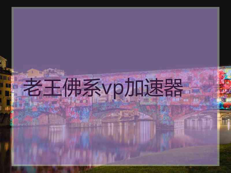 老王佛系vp加速器