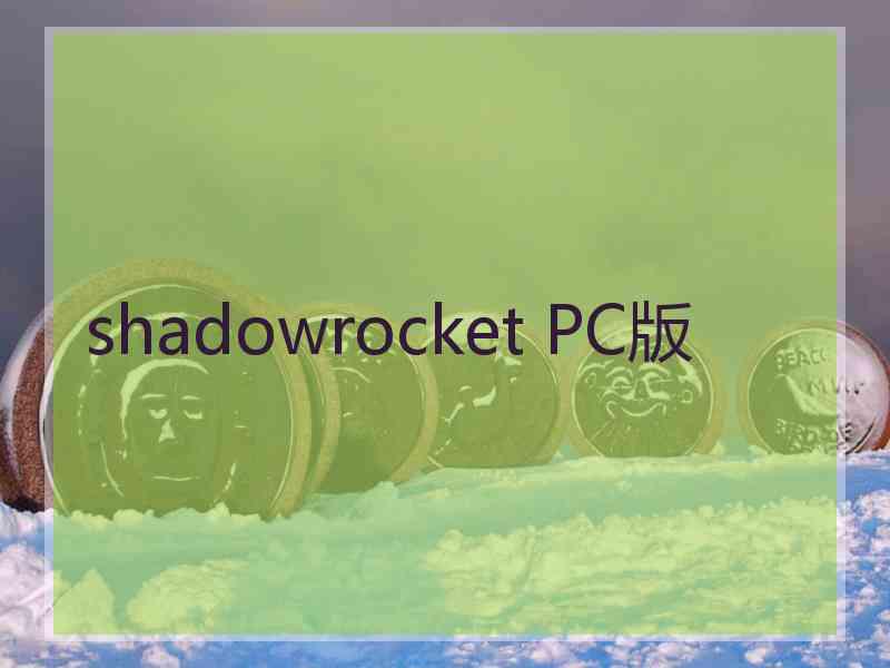 shadowrocket PC版