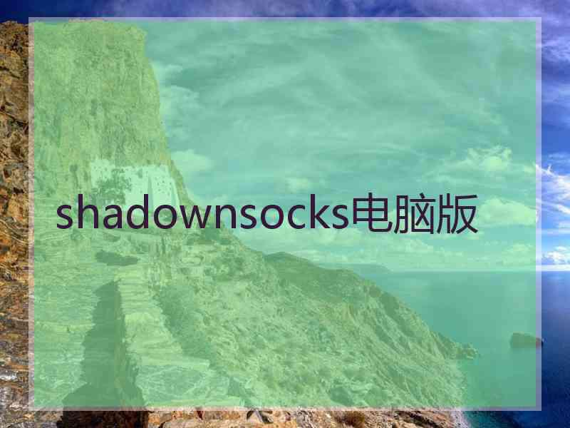 shadownsocks电脑版