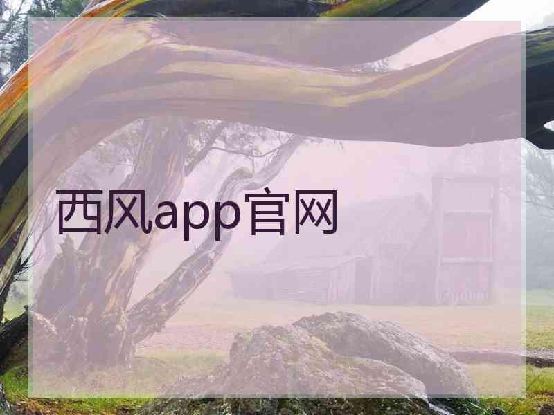 西风app官网