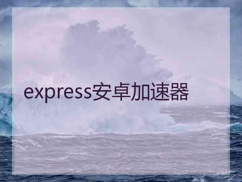 express安卓加速器