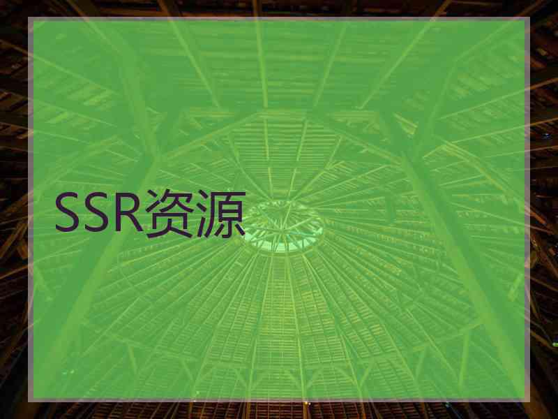 SSR资源