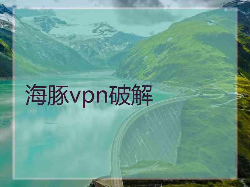 海豚vpn破解