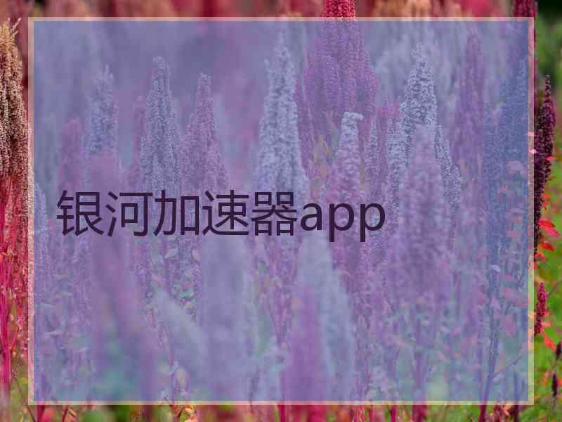 银河加速器app