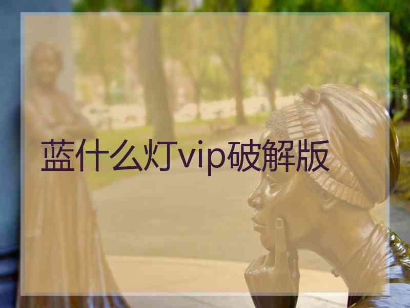 蓝什么灯vip破解版