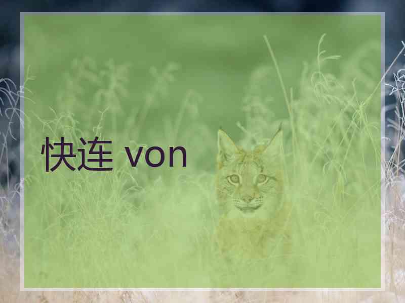 快连 von