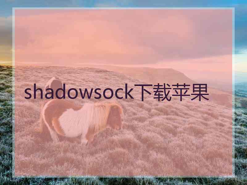 shadowsock下载苹果