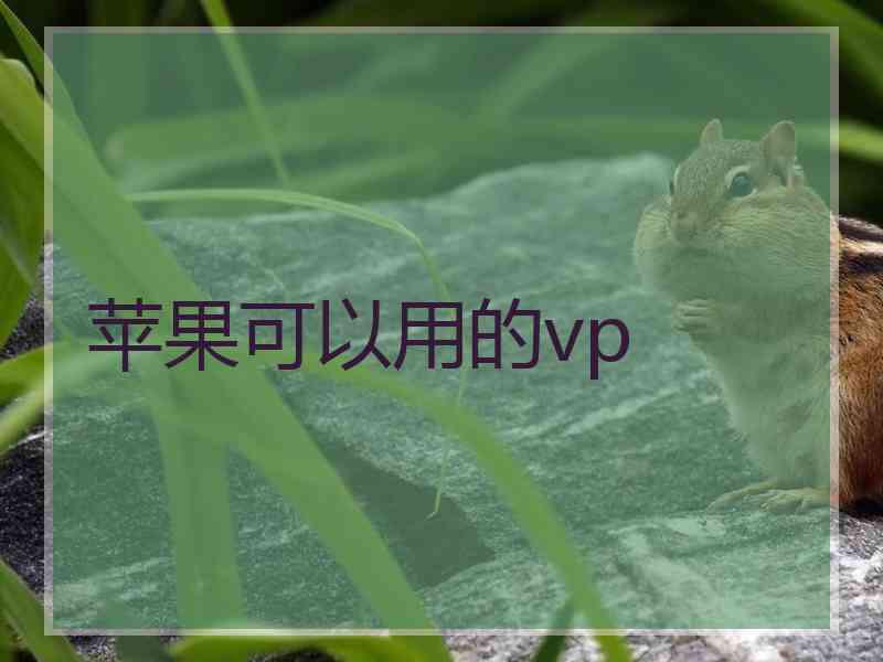 苹果可以用的vp