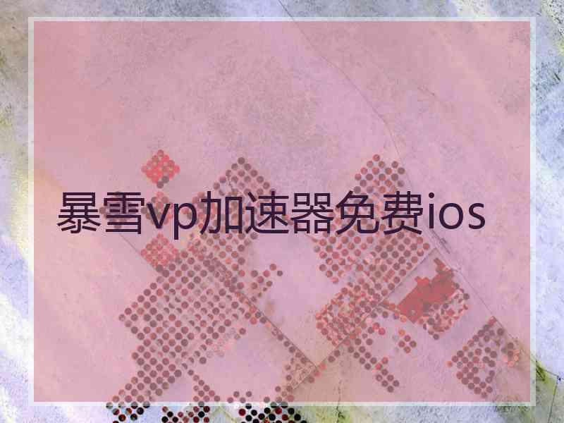 暴雪vp加速器免费ios