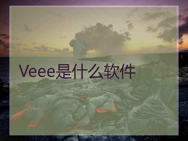 Veee是什么软件