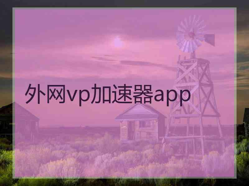 外网vp加速器app