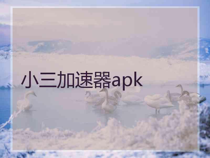 小三加速器apk